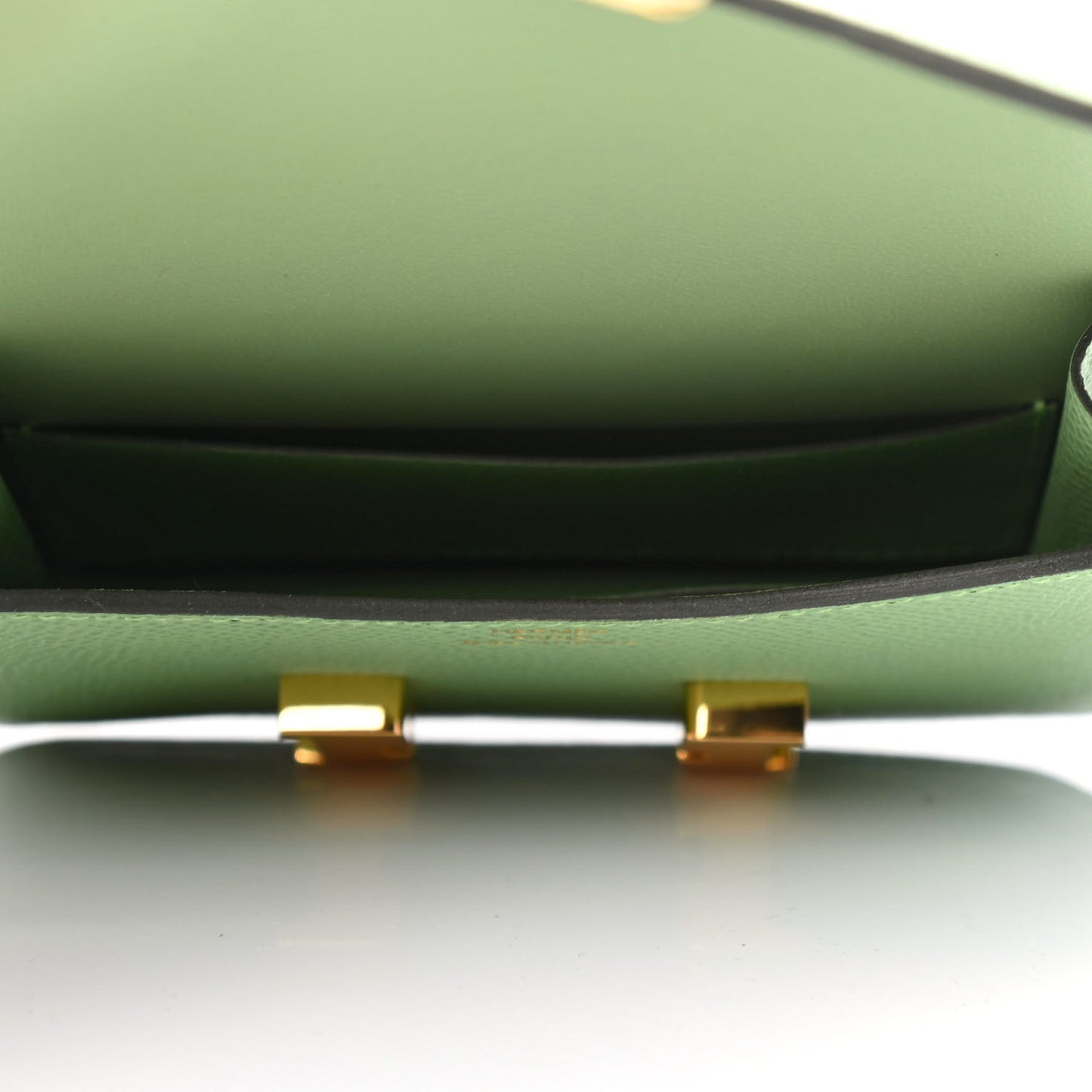 Epsom Constance Slim Wallet Vert Criquet