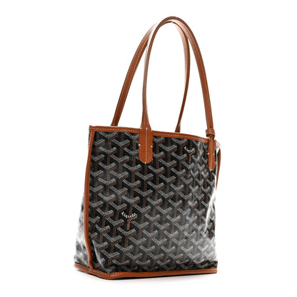 Goyard Goyardine Reversible Mini Anjou Black Gold 6 of 19