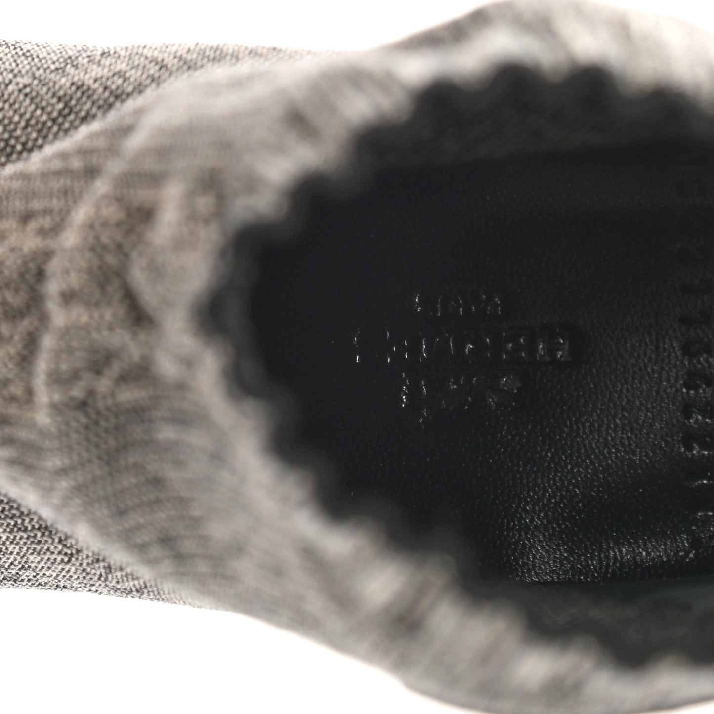 Knit Calfskin Volver 60 Ankle Boots 38 Nocciola Black