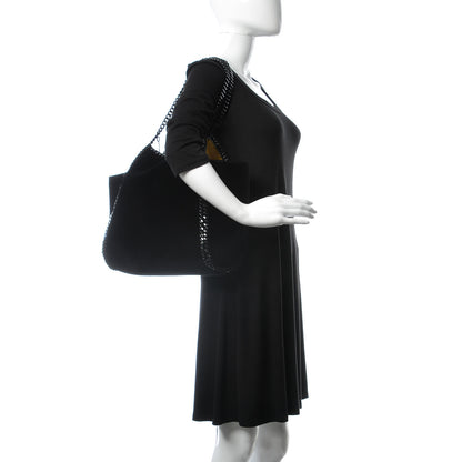 Stella McCartney Velvet Falabella Reversible Tote Black 2 of 18