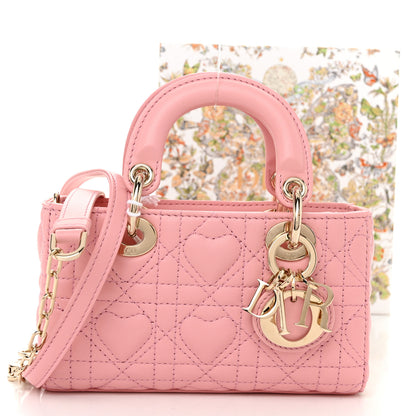 Christian Dior Lambskin Cannage Dioramour Micro Lady D-Joy Melacoton 11 of 11
