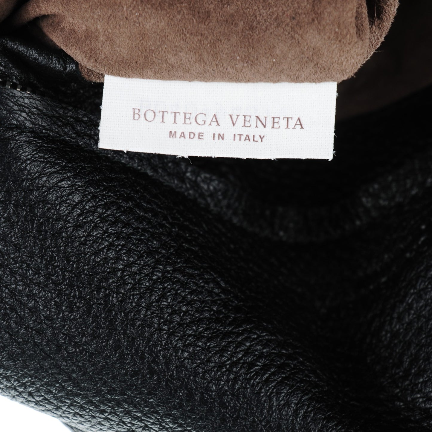 Cervo Deerskin Large Hobo Nero Black