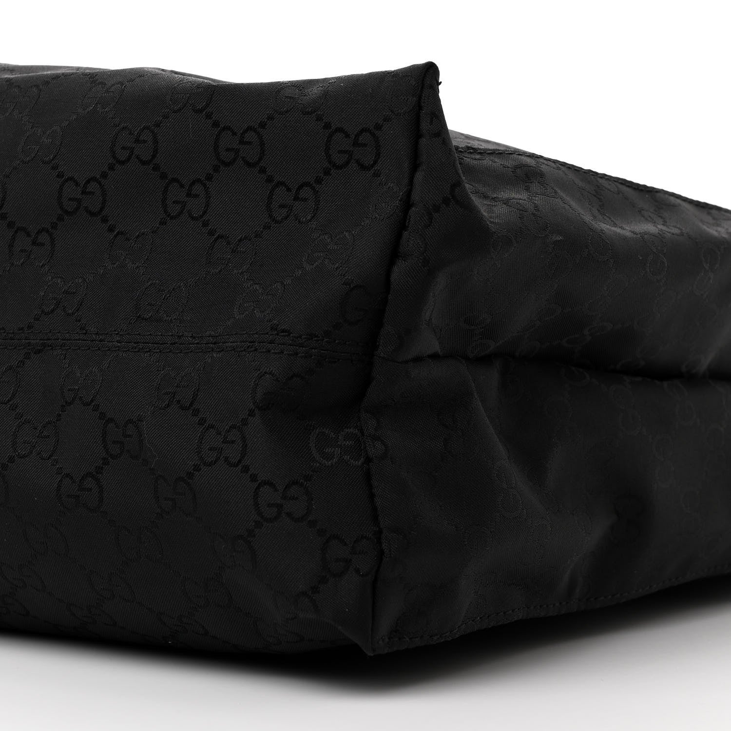 Gucci Nylon Monogram Vertical Tote Black 10 of 11