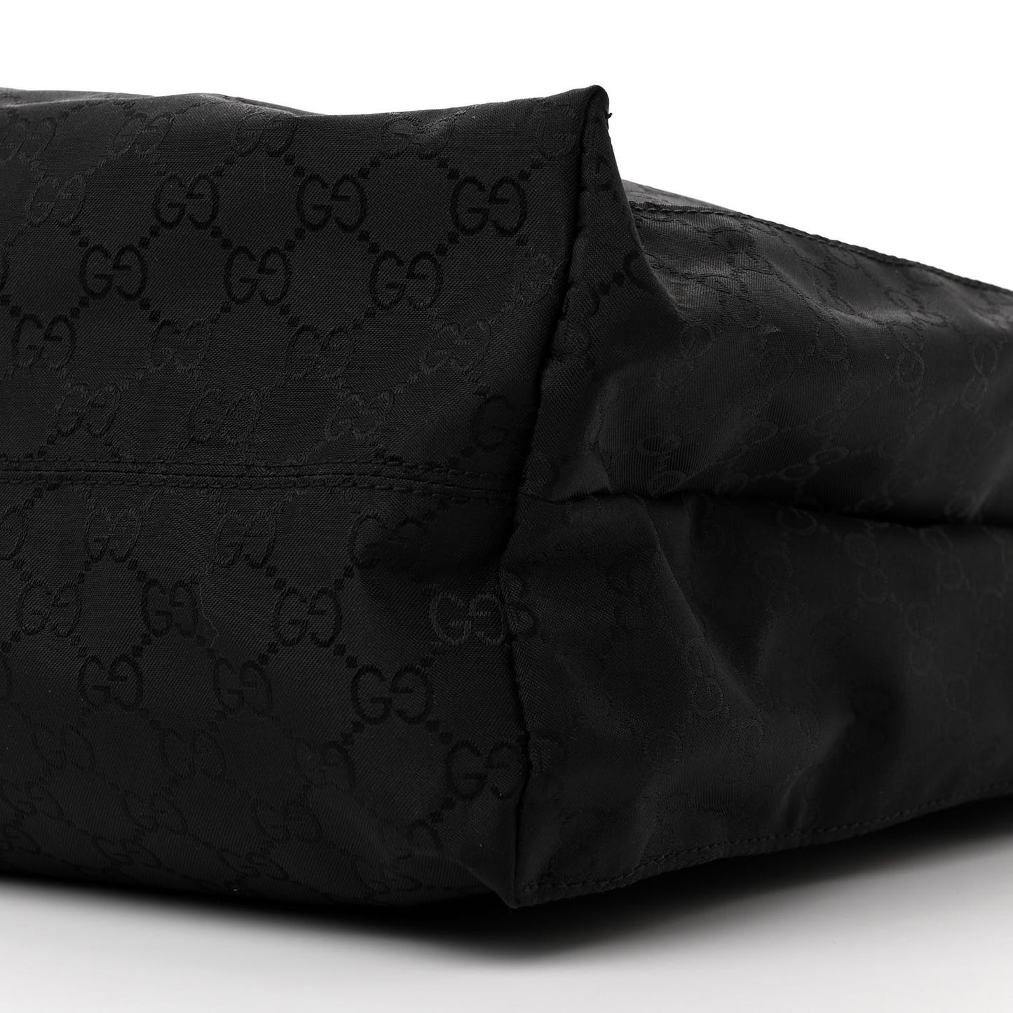 Nylon Monogram Vertical Tote Black