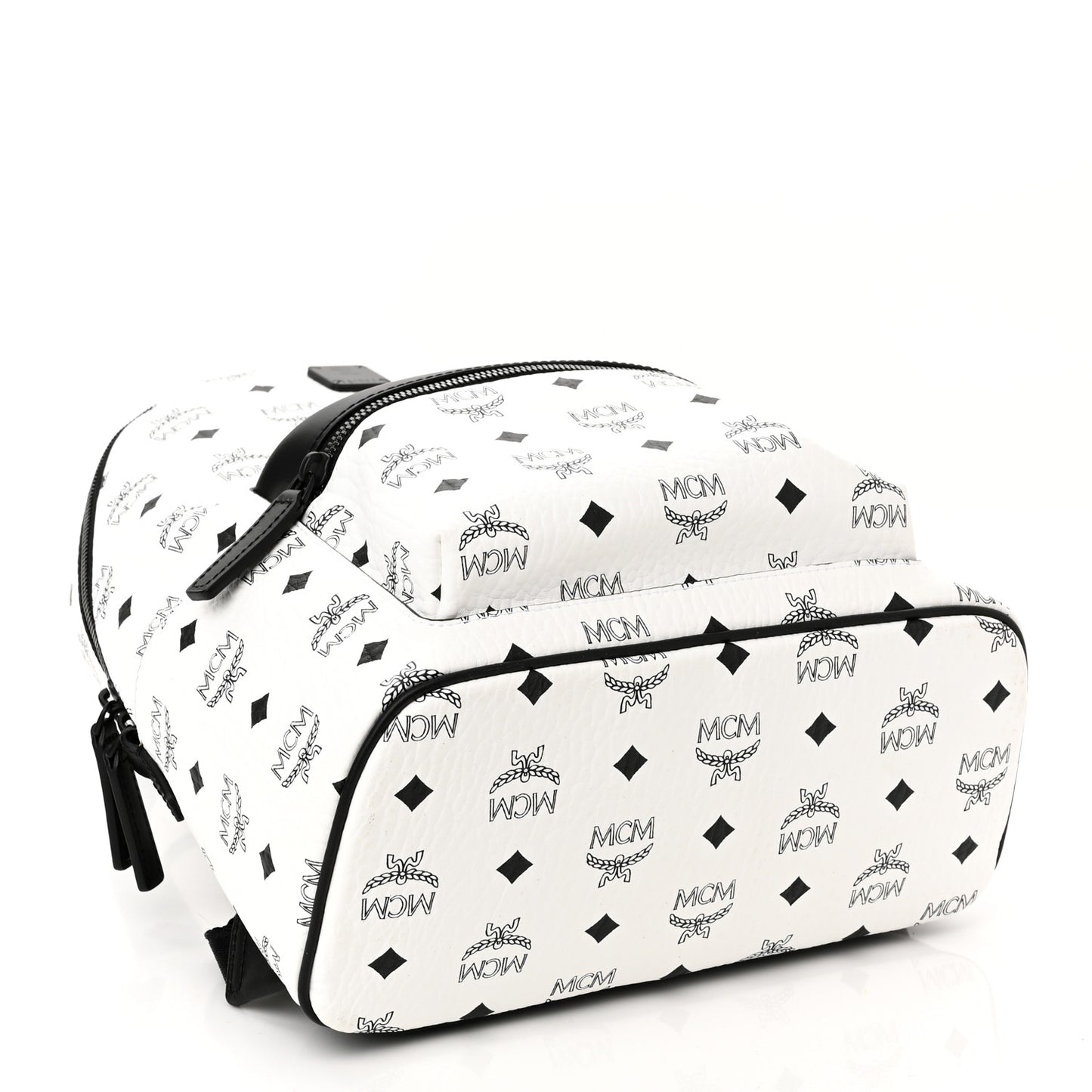 Visetos Nappa Small Stark Backpack White
