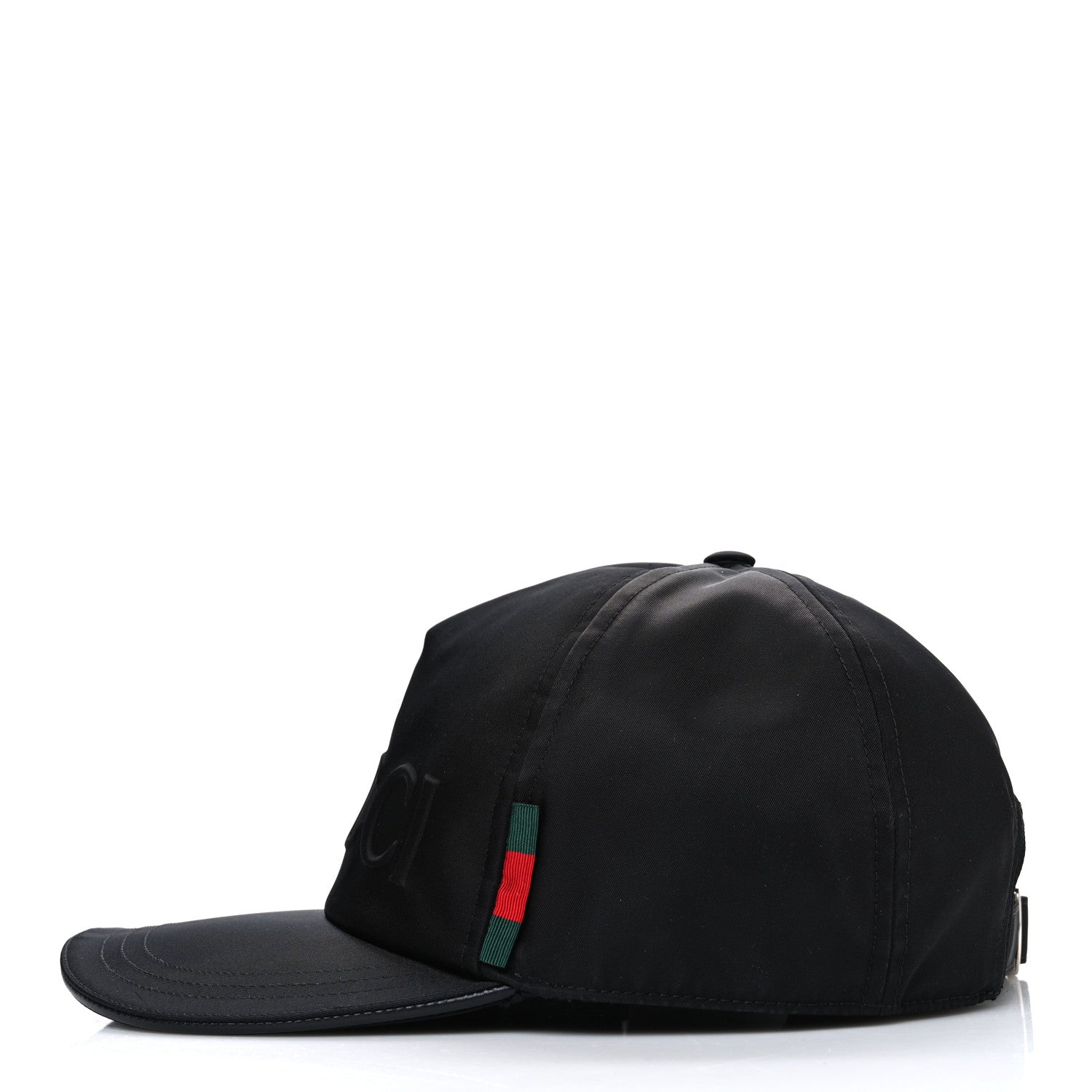 ゆな　GUCCI ブラックナイロンキャップ Gucci Nylon Web Logo Baseball Hat S Black 1777151 – FASHIONPHILE