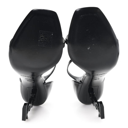 Saint Laurent Patent Calfskin Opyum 85 Sandals 36.5 Black 6 of 10