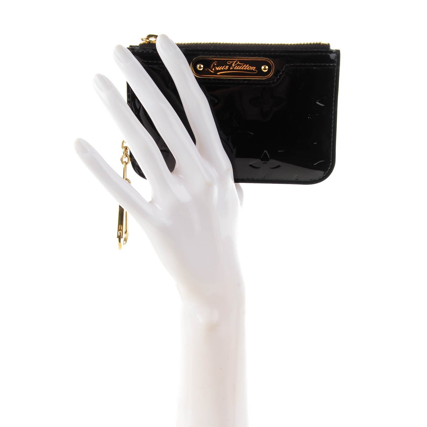 Louis Vuitton Vernis Key Pouch Amarante 2 of 7