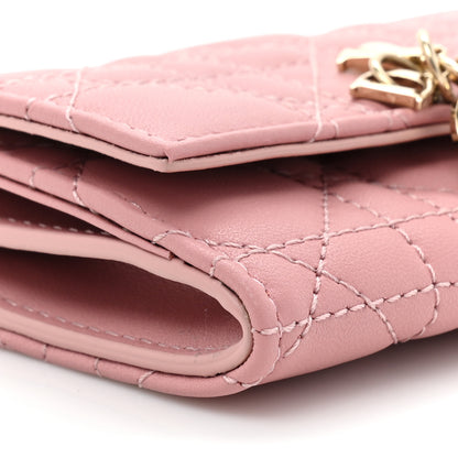 Christian Dior Lambskin Cannage Miss Dior Glycine Wallet Pink 9 of 10