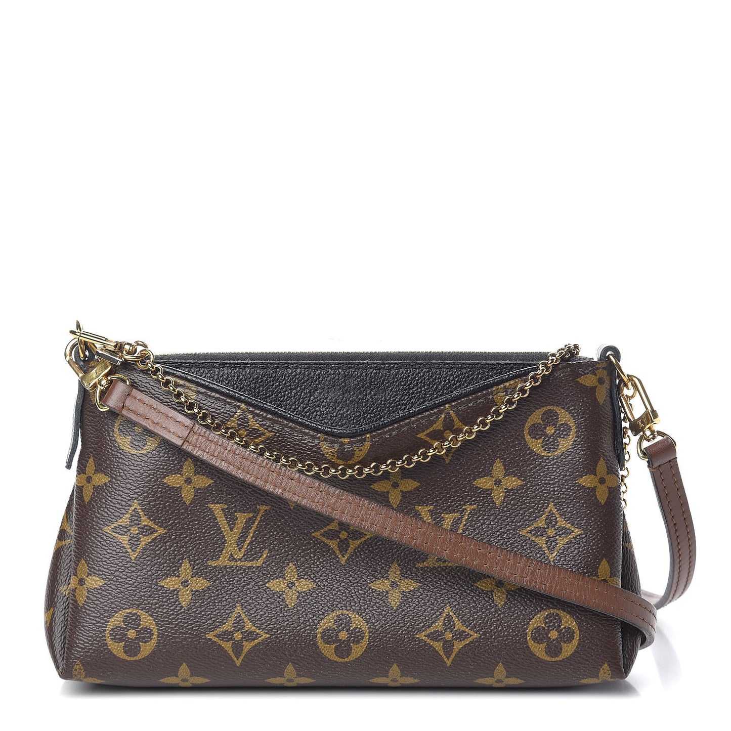 Monogram Pallas Clutch Black