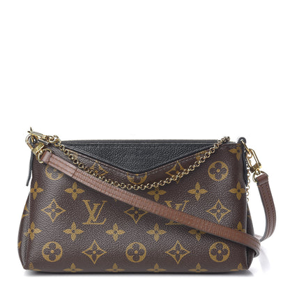 Louis Vuitton Monogram Pallas Clutch Black 1 of 9