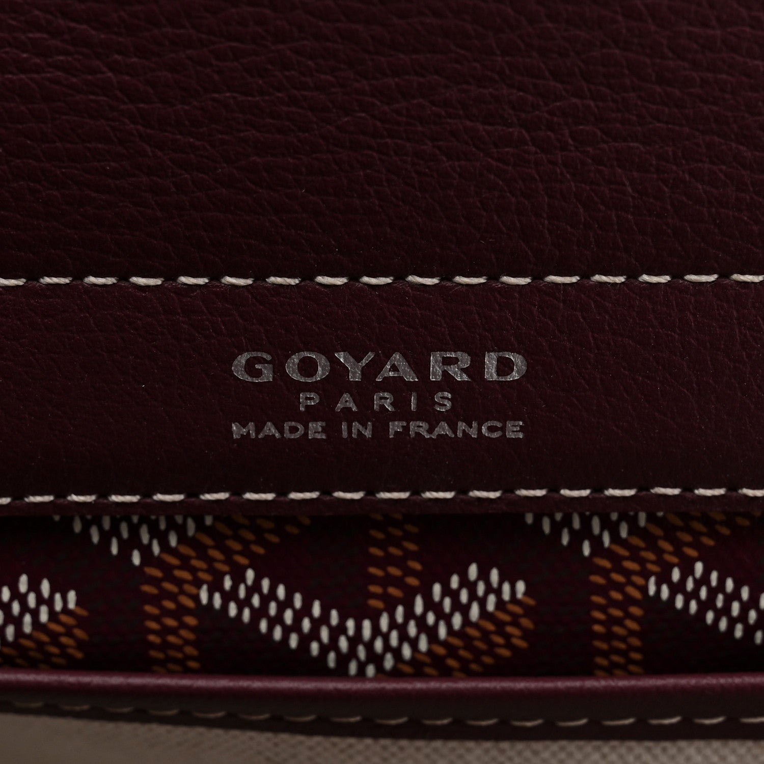 Goyard Goyardine Rouette PM Burgundy 6 of 9
