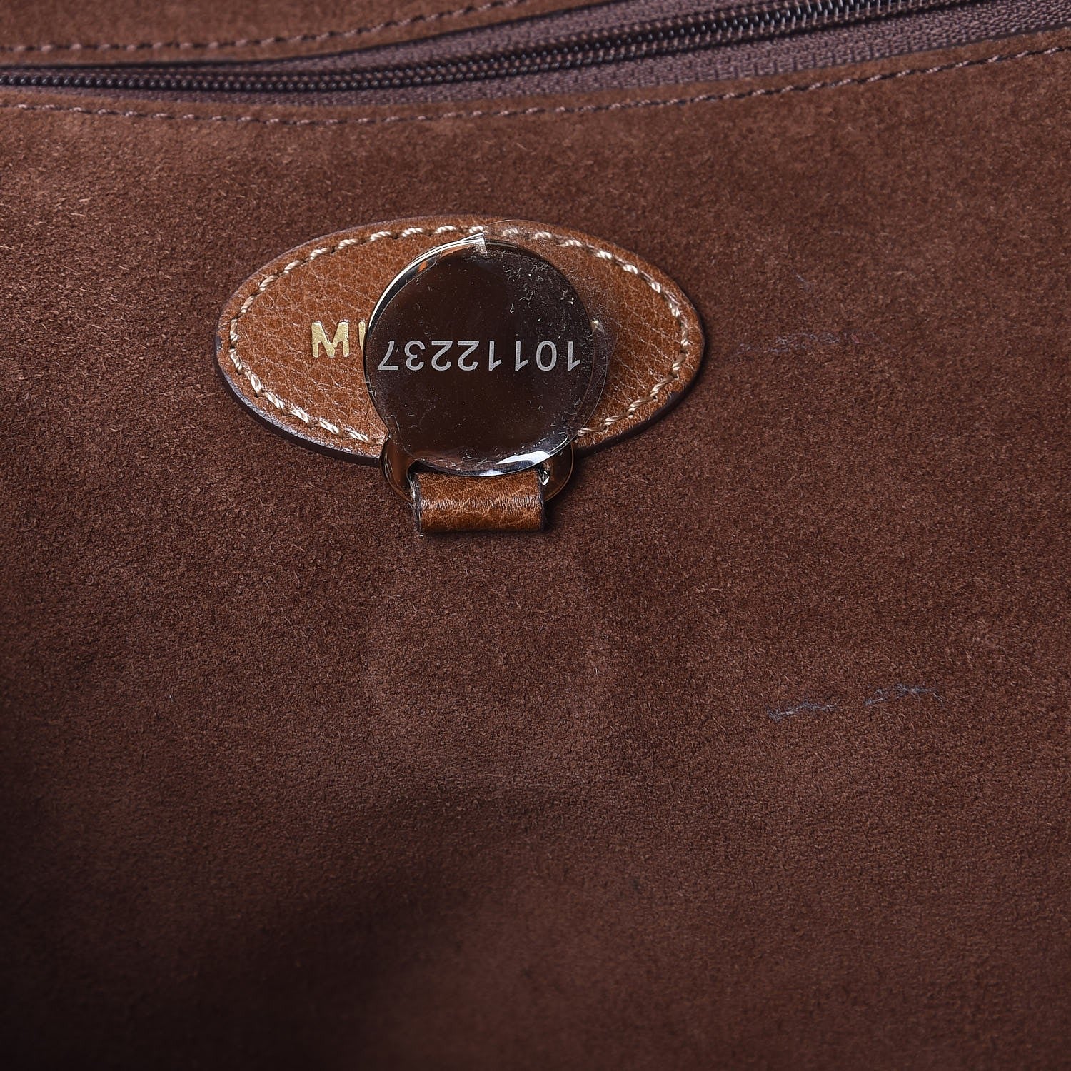 Mulberry Soft Small Grain Calfskin Tessie Tote Brown 7 of 7