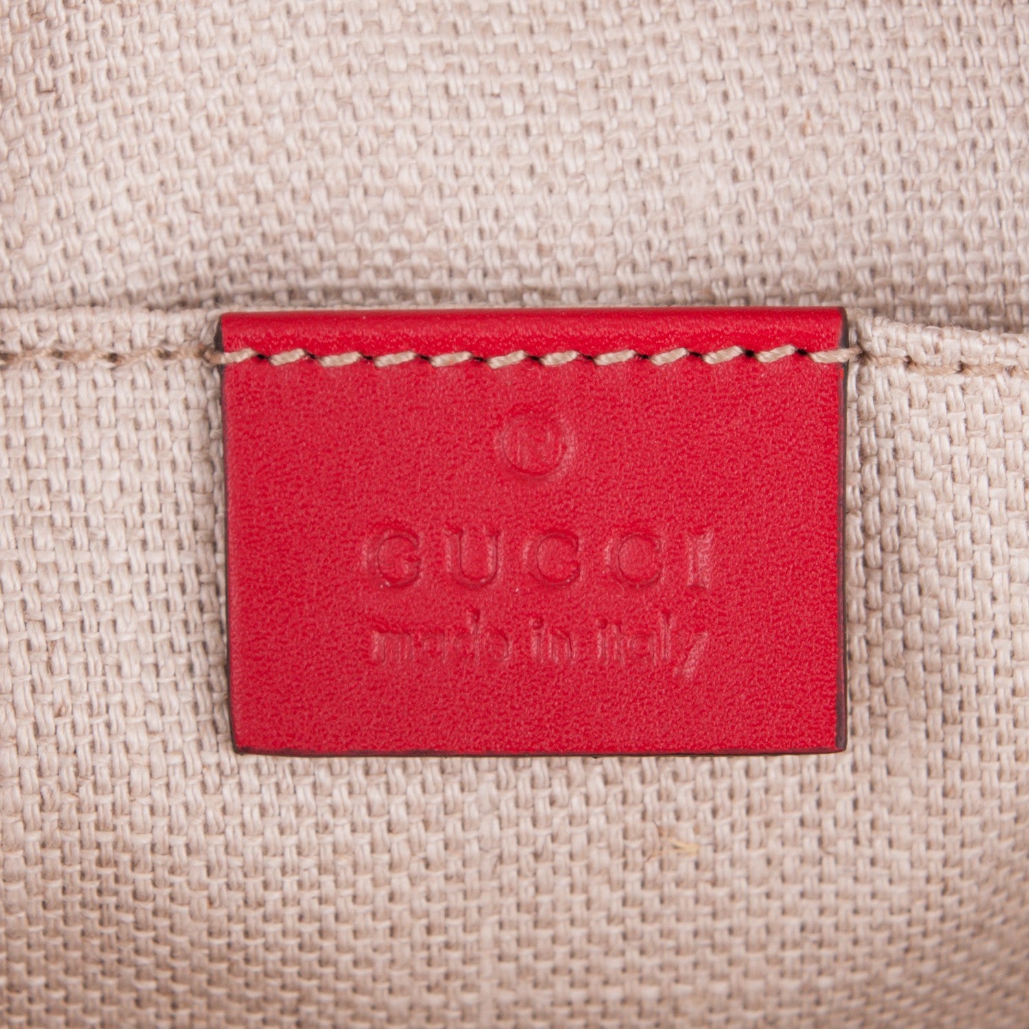 Gucci Calfskin Web Small Webby Bee Shoulder Bag Red 6 of 7