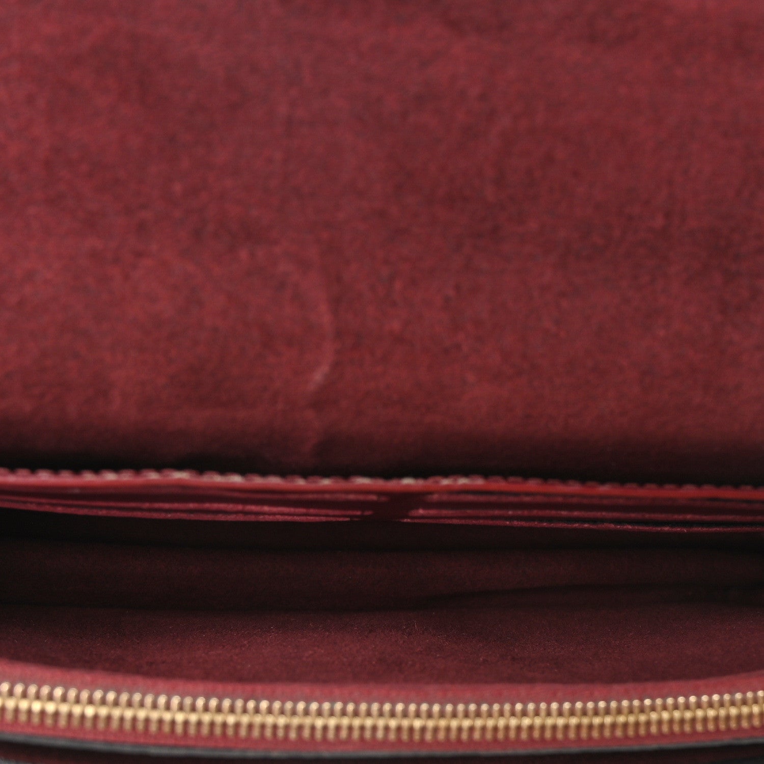 Louis Vuitton Damier Ebene Vavin Chain Wallet Red 5 of 9