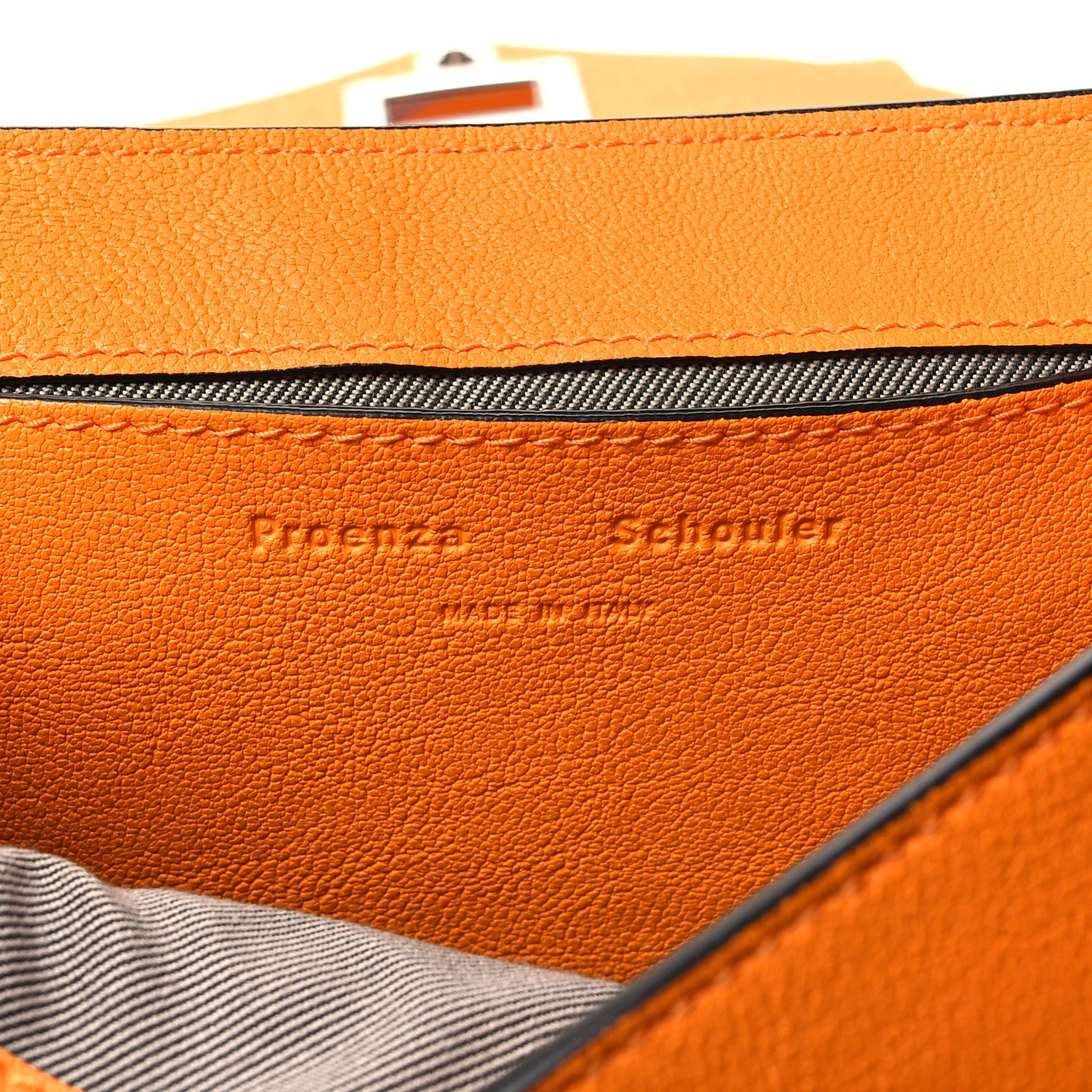Proenza Schouler Lambskin PS1 Mini Crossbody Bag Marigold 12 of 22