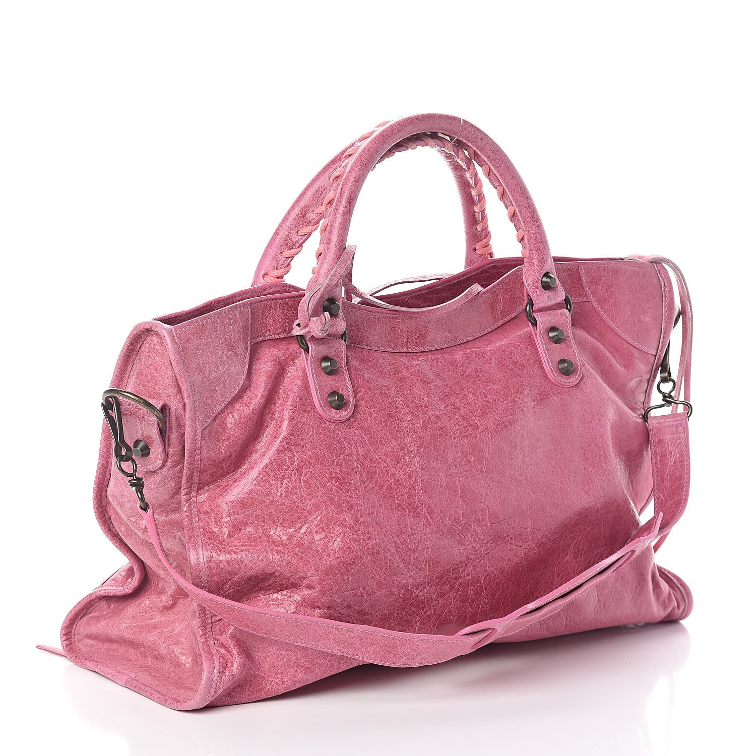 Balenciaga Agneau Classic Hardware City bubblegum 3 of 8