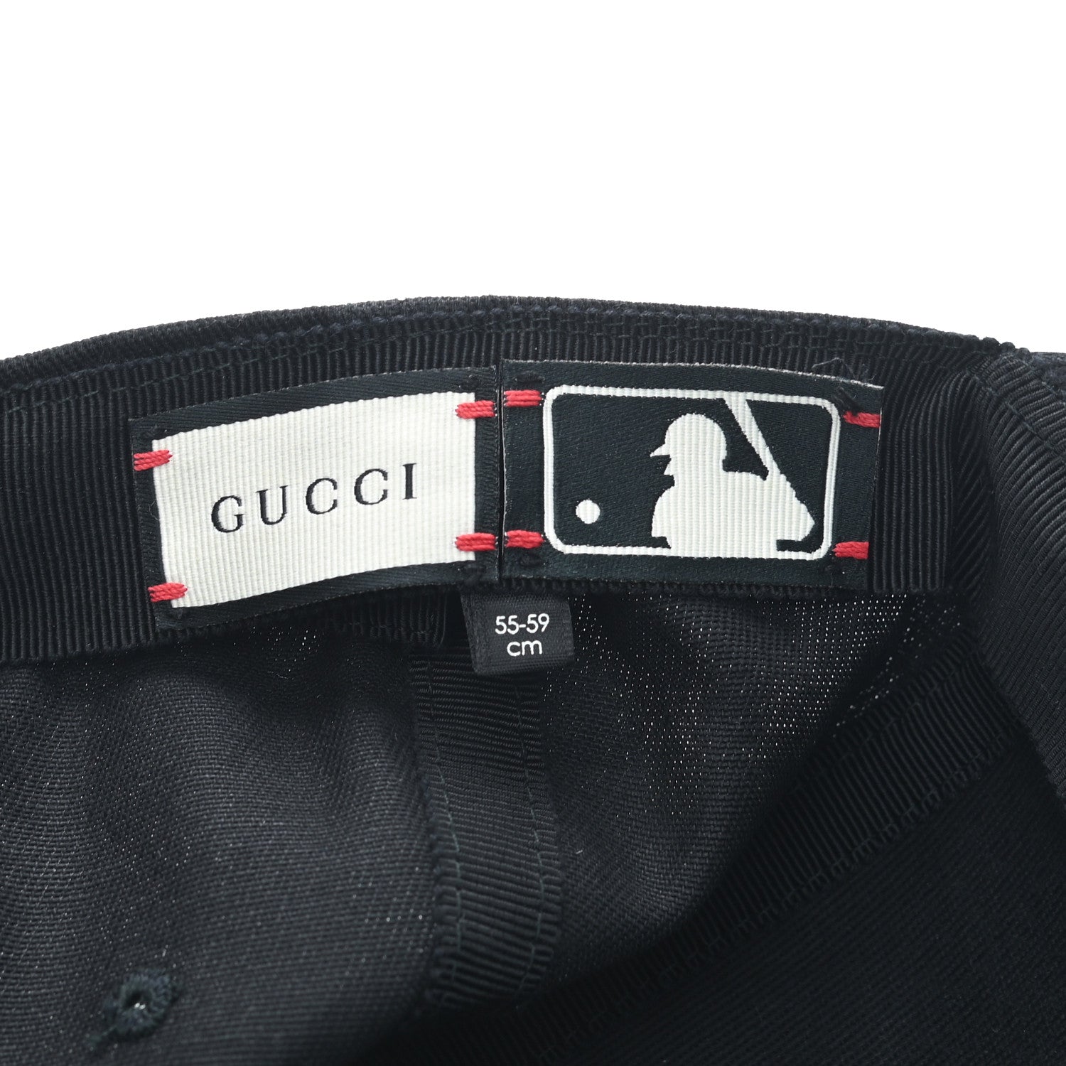 Gucci X MLB Cotton NY Yankees Baseball Hat 55-59 9 of 10