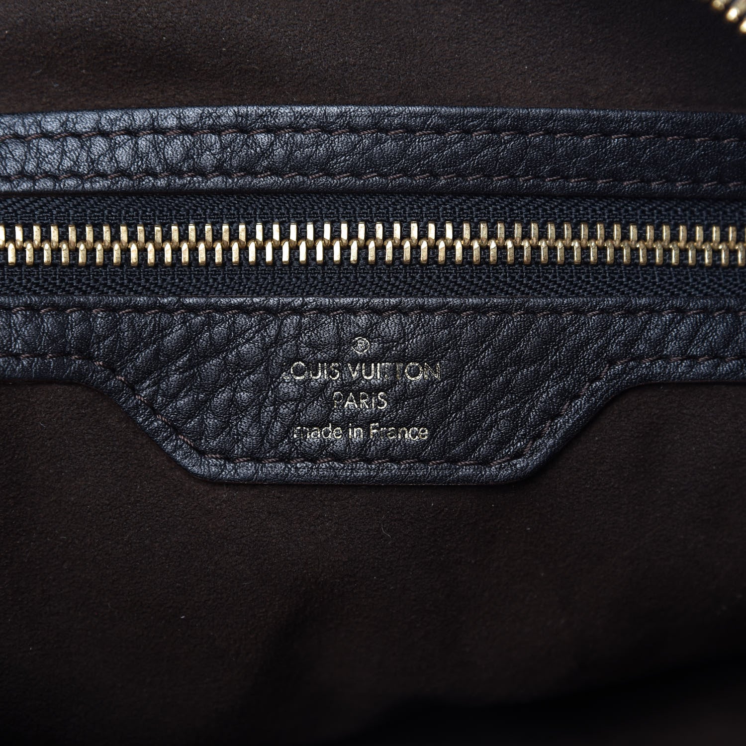 Louis Vuitton Mahina Selene MM Black 7 of 10