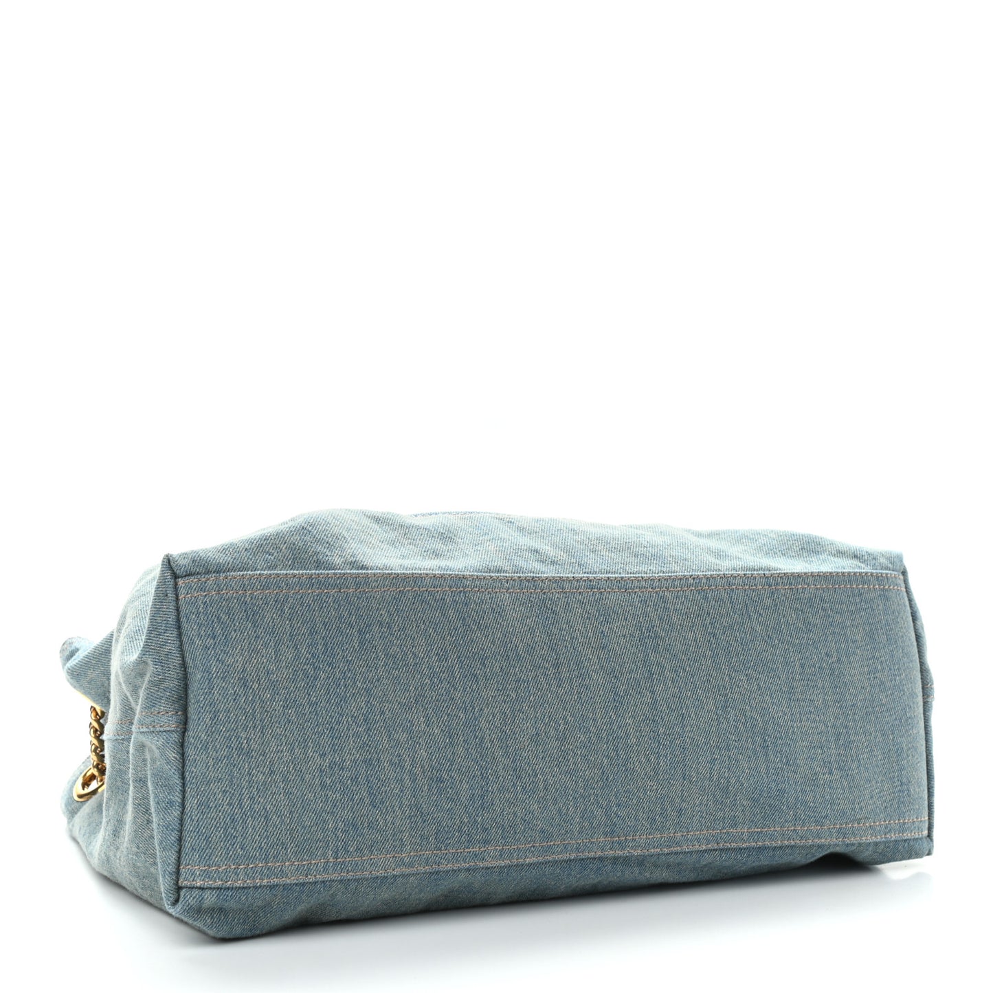 Denim Medium Soho Chain Shoulder Bag Blue