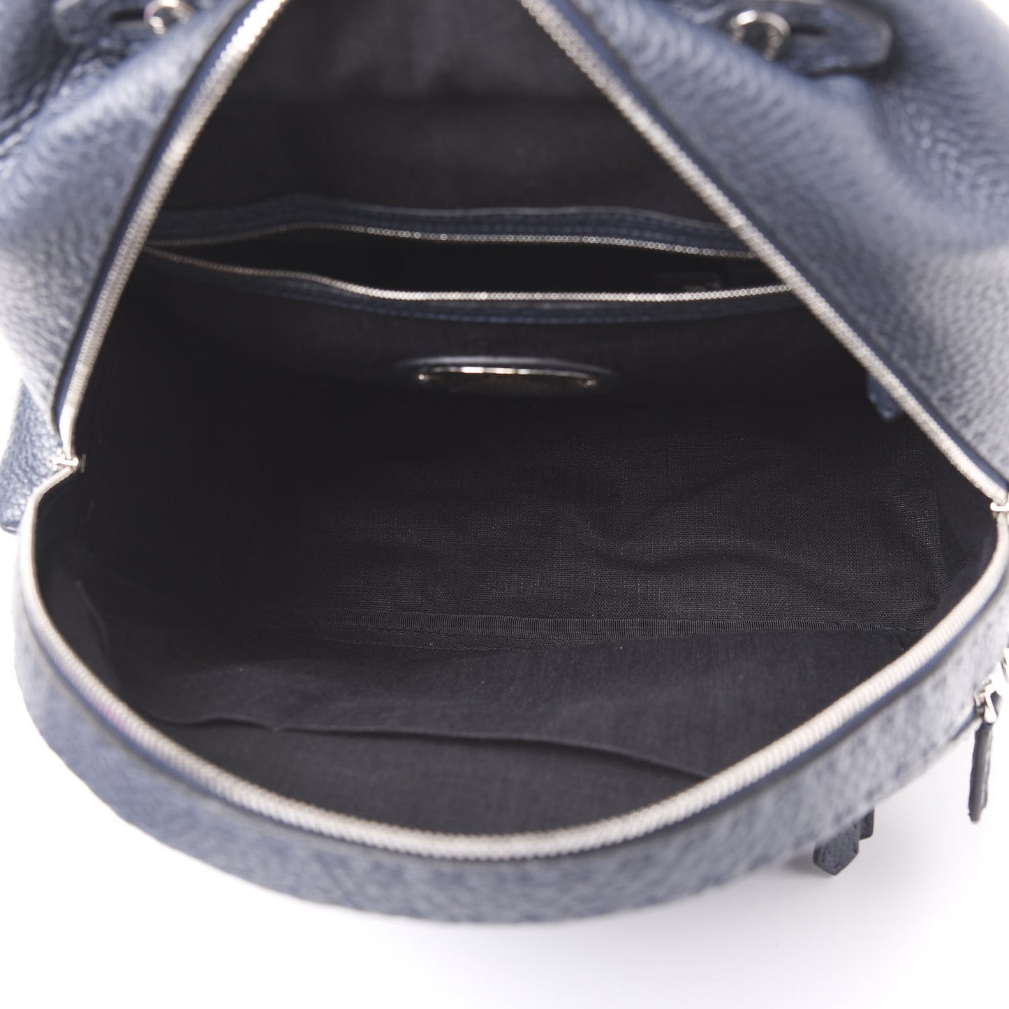 Calfskin Romano Selleria Backpack Navy