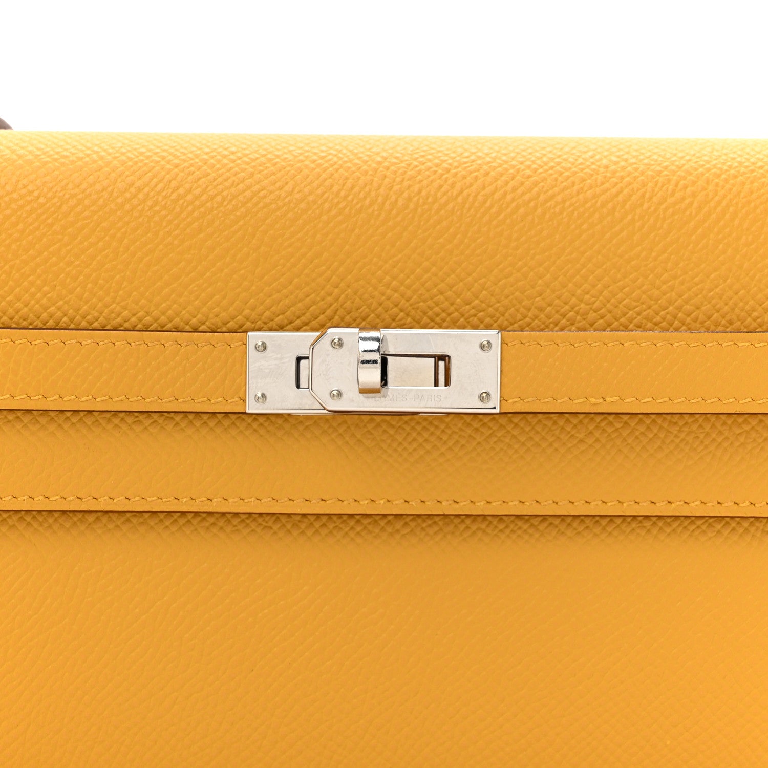 Hermes Epsom Kelly Wallet To Go Jaune Ambre 9 of 12