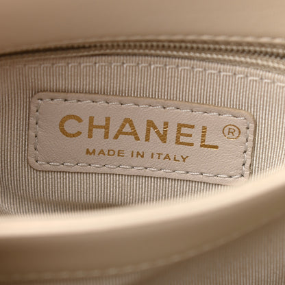 Chanel Lambskin Quilted Mini Citizen Chic Flap Ivory 6 of 9