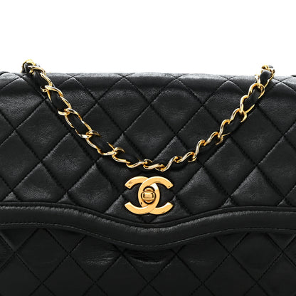 Chanel Lambskin Quilted Small Single Flap Black 9 of 11
