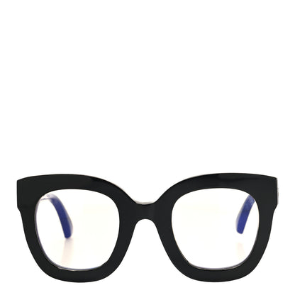 Gucci Round Frame Star Sunglasses GG0208S Black 2 of 7