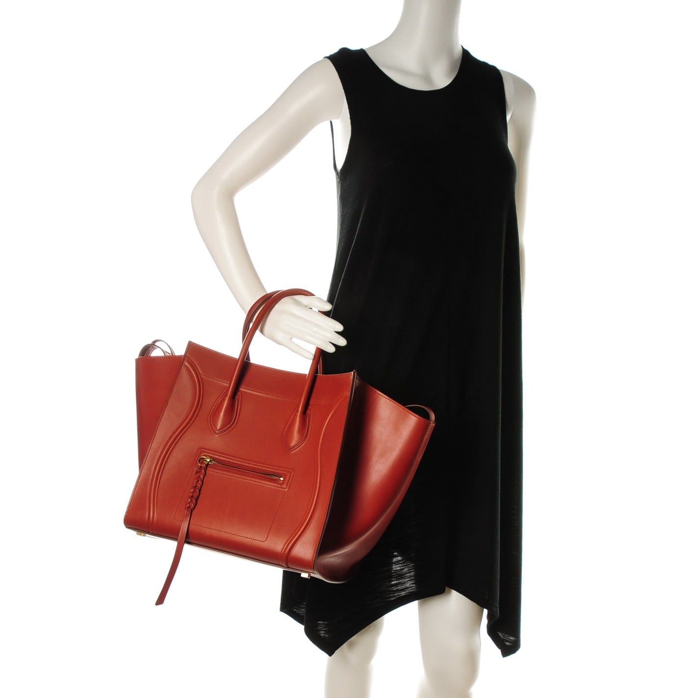 Celine Natural Calfskin Medium Phantom Luggage Brick 2 of 9