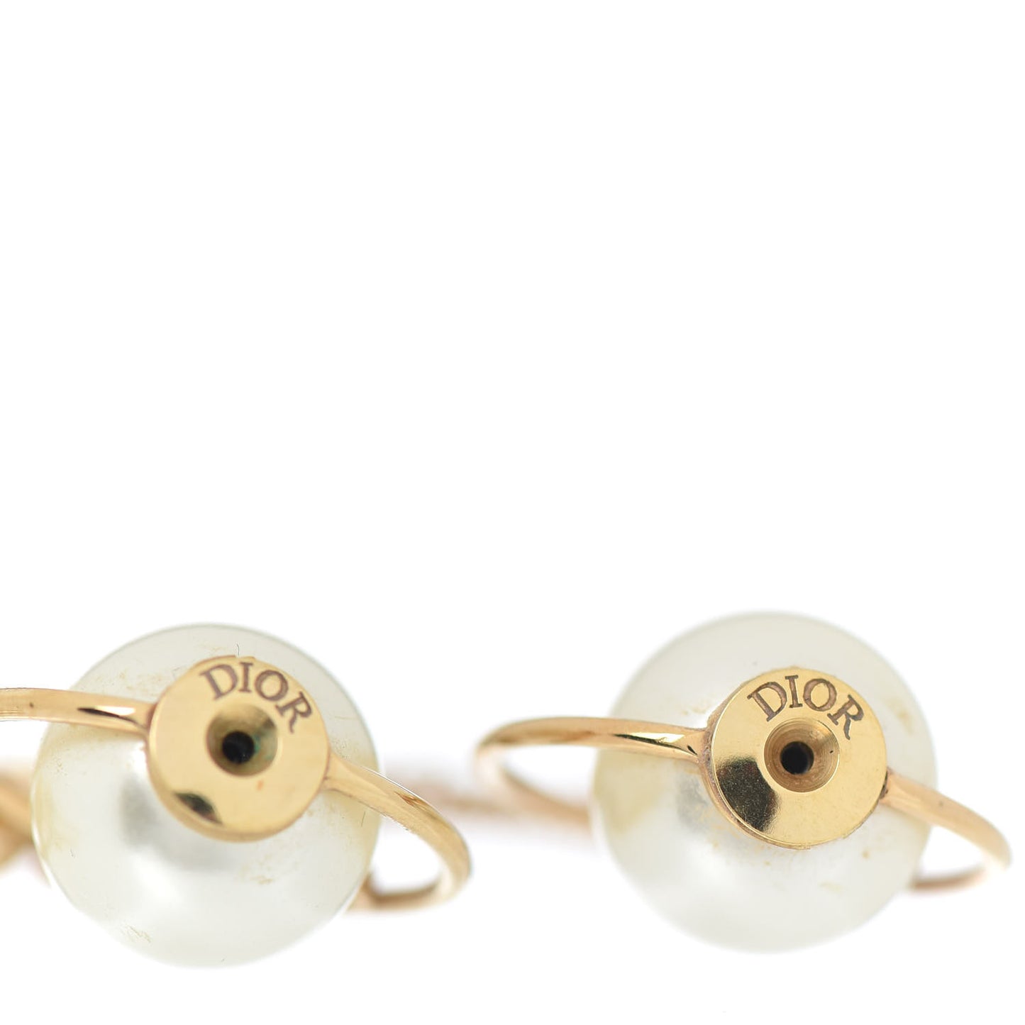 Pearl Tribales Dangle Chain Earrings Gold
