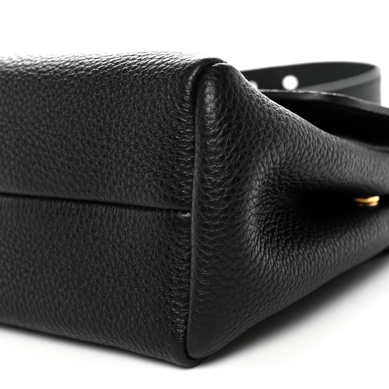 Prada Vitello Daino Soft Flap Shoulder Bag Black 1864906