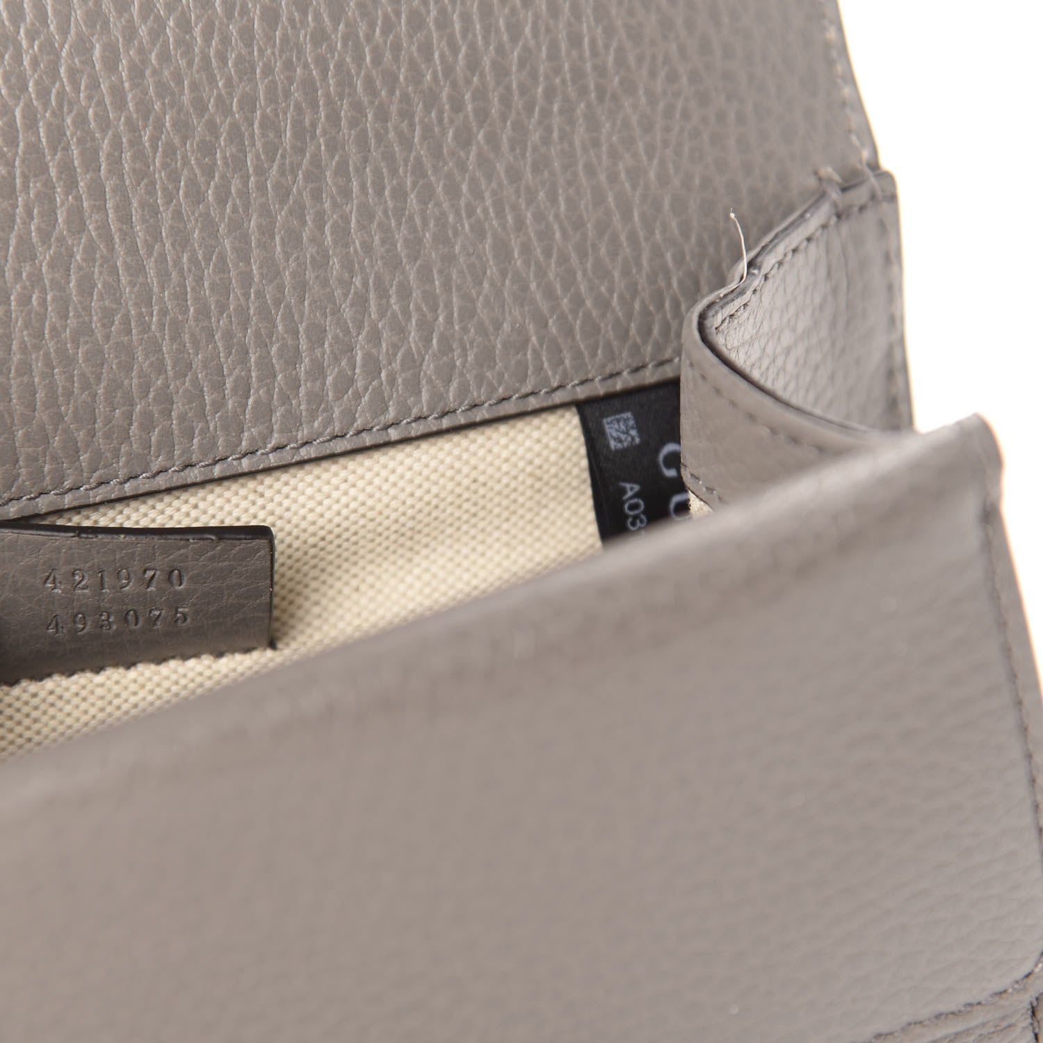Gucci Calfskin Mini Dionysus Shoulder Bag Dusty Grey 9 of 10