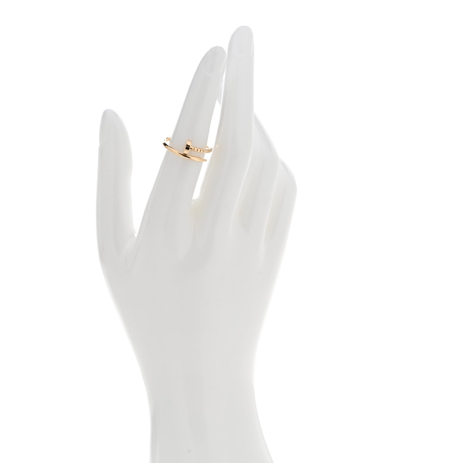 Cartier 18K Yellow Gold Small Juste Un Clou Ring 51 5.75 2 of 5