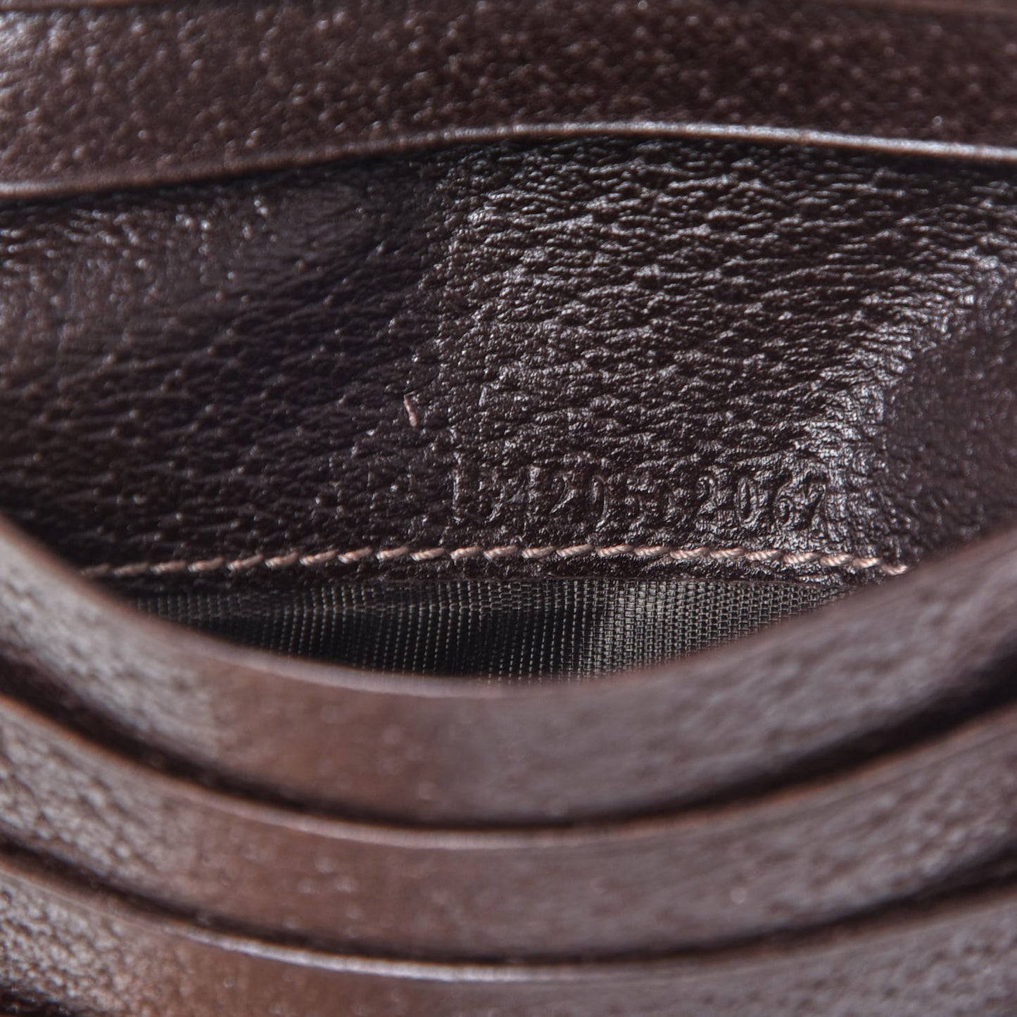 Monogram D Ring Compact Wallet Dark Brown