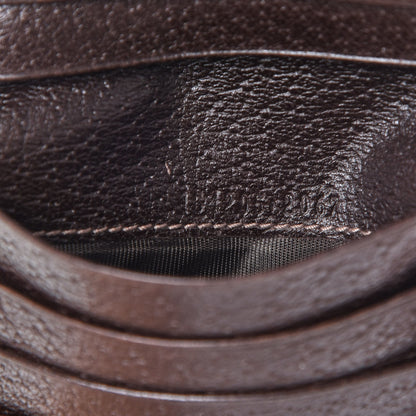 Gucci Monogram D Ring Compact Wallet Dark Brown 7 of 9