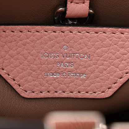 Louis Vuitton Taurillon Capucines PM  Magnolia 6 of 10