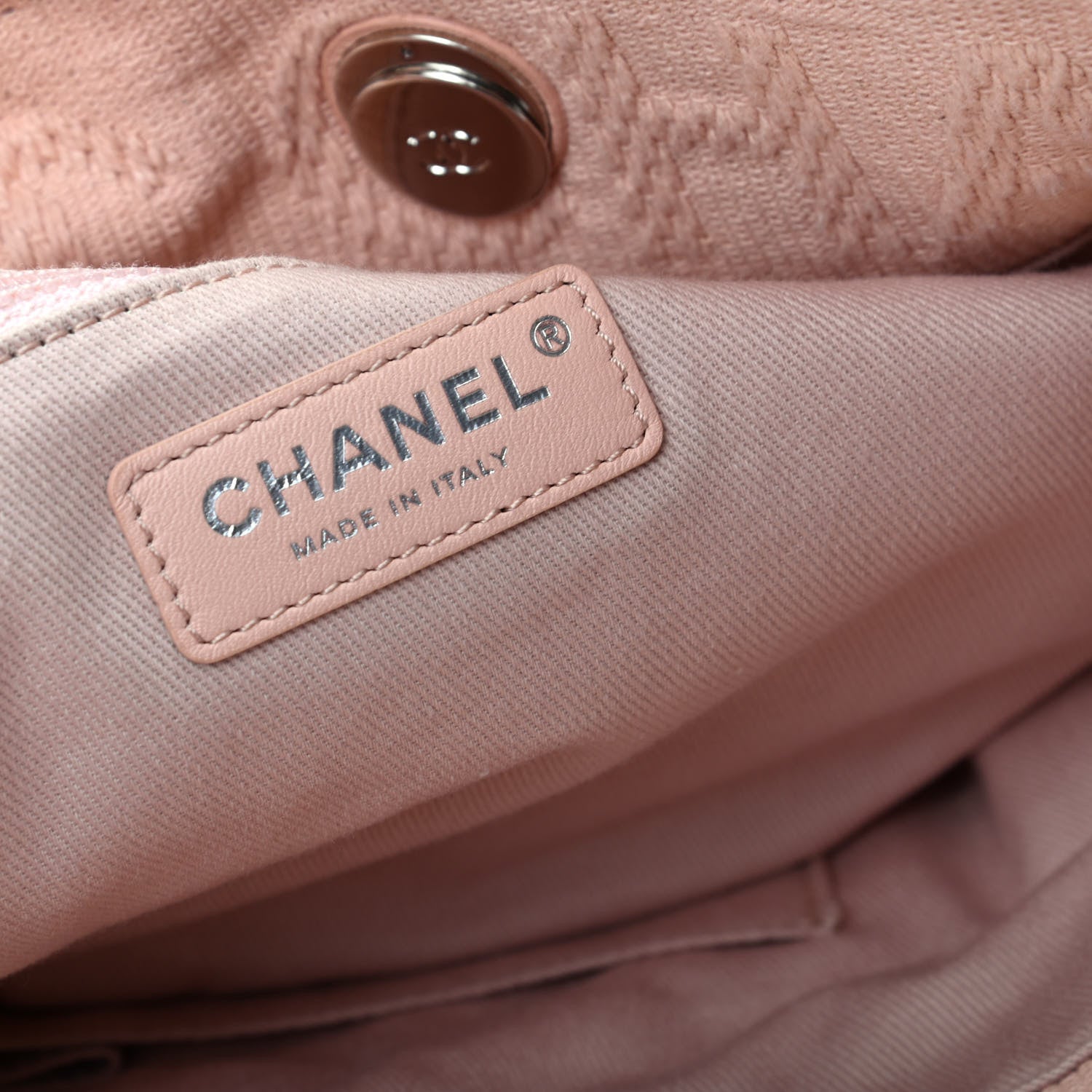 Chanel Canvas Small Double Face Tote Light Pink 8 of 9