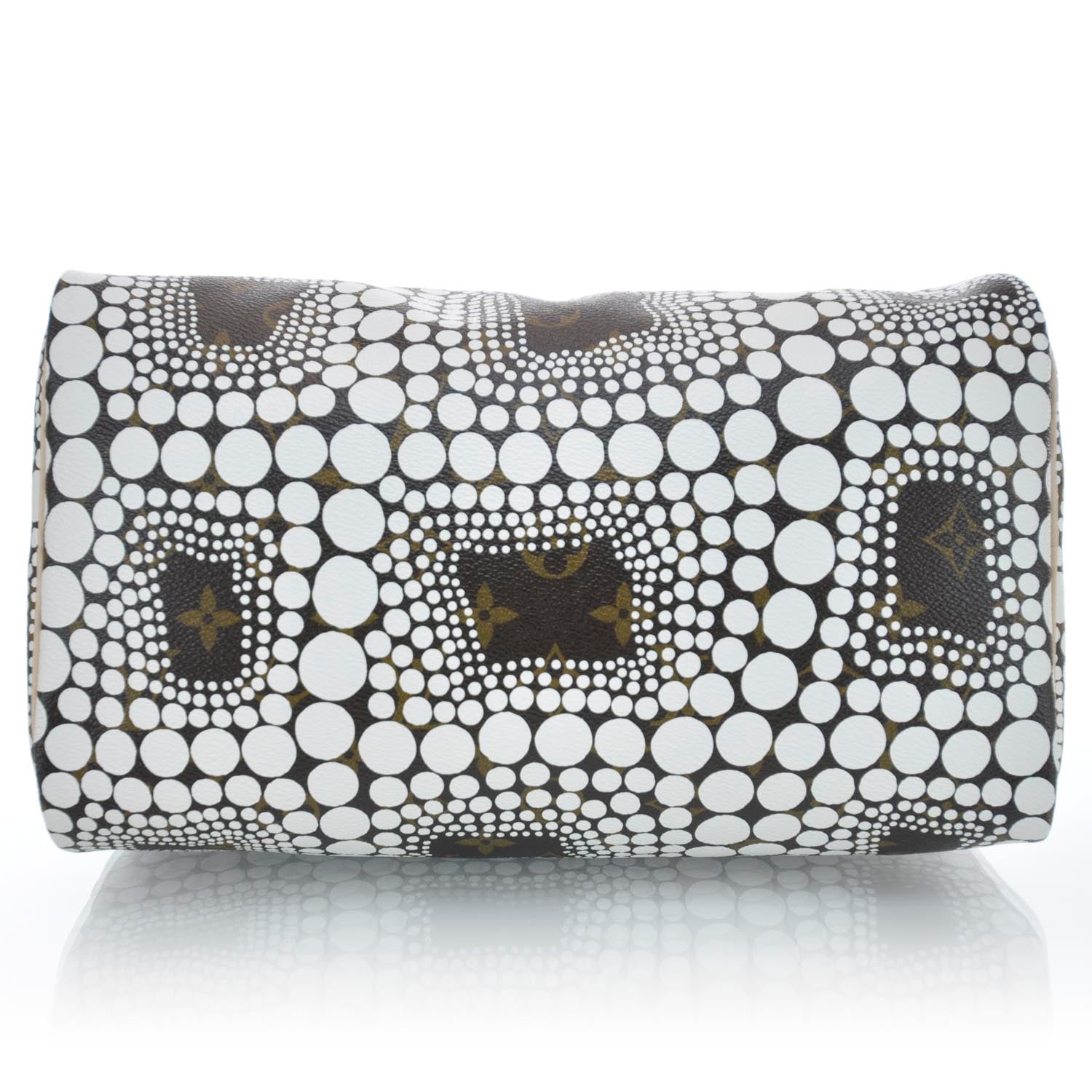 Louis Vuitton Monogram Kusama Town Speedy 30 White 5 of 12