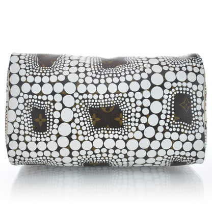 Louis Vuitton Monogram Kusama Town Speedy 30 White 5 of 12