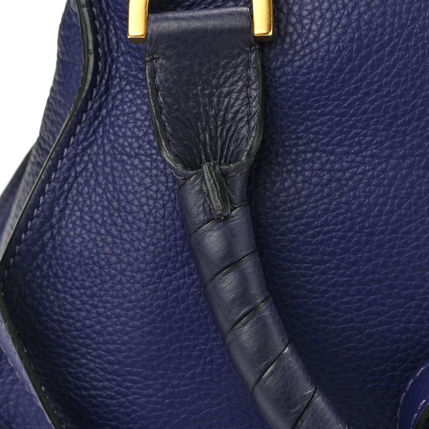 Chloe Calfskin Medium Marcie Satchel Storm Blue 10 of 13