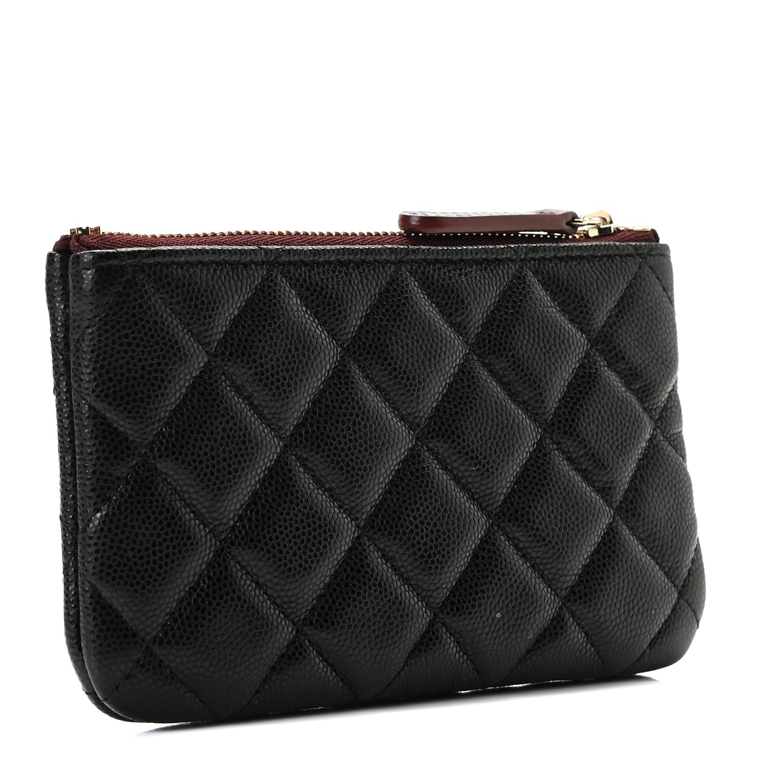 Chanel Caviar Quilted Small Cosmetic Case Black 3 of 10