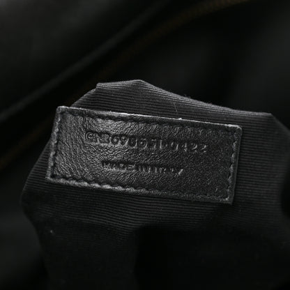 Saint Laurent Lambskin Quilted Maxi Icare Shopping Tote Black 8 of 11