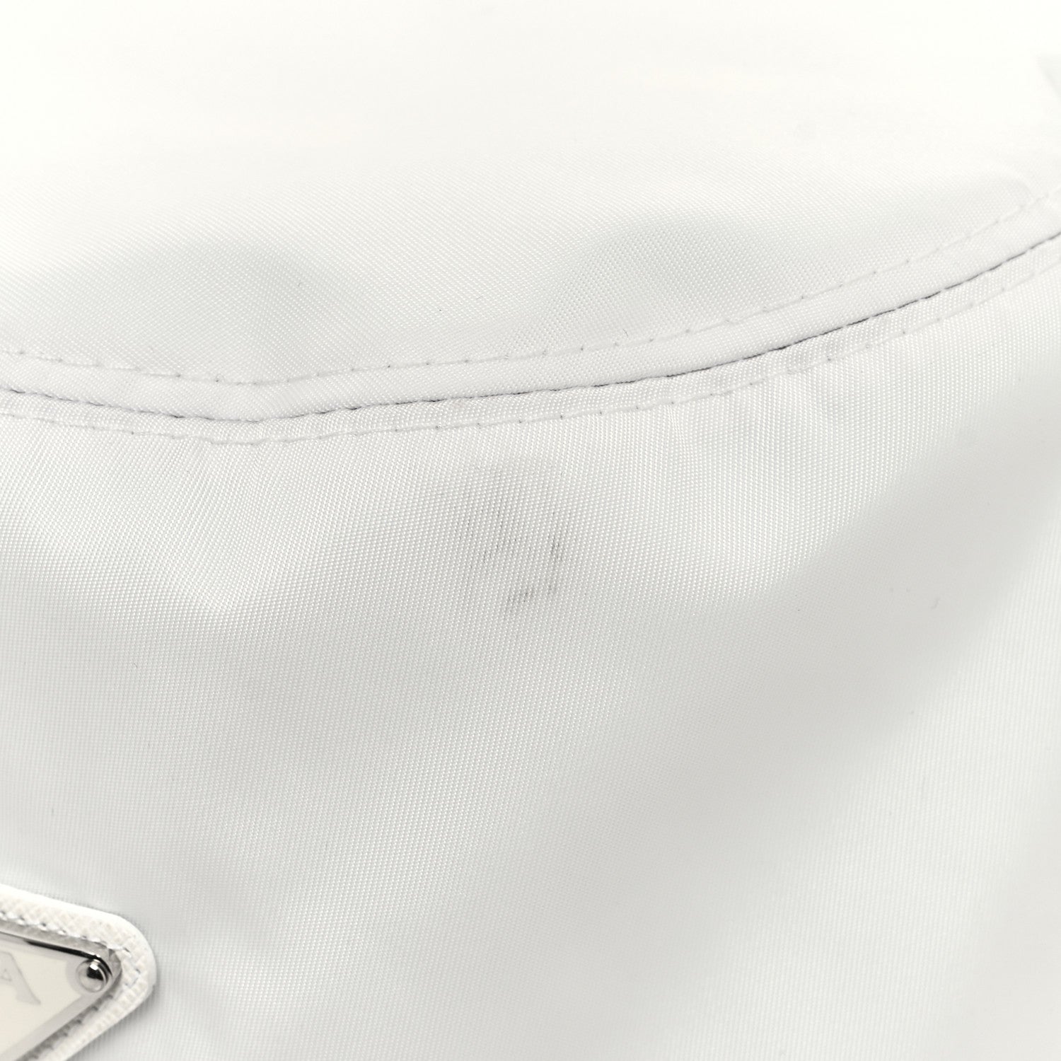 Prada Nylon Bucket Hat M White 9 of 10