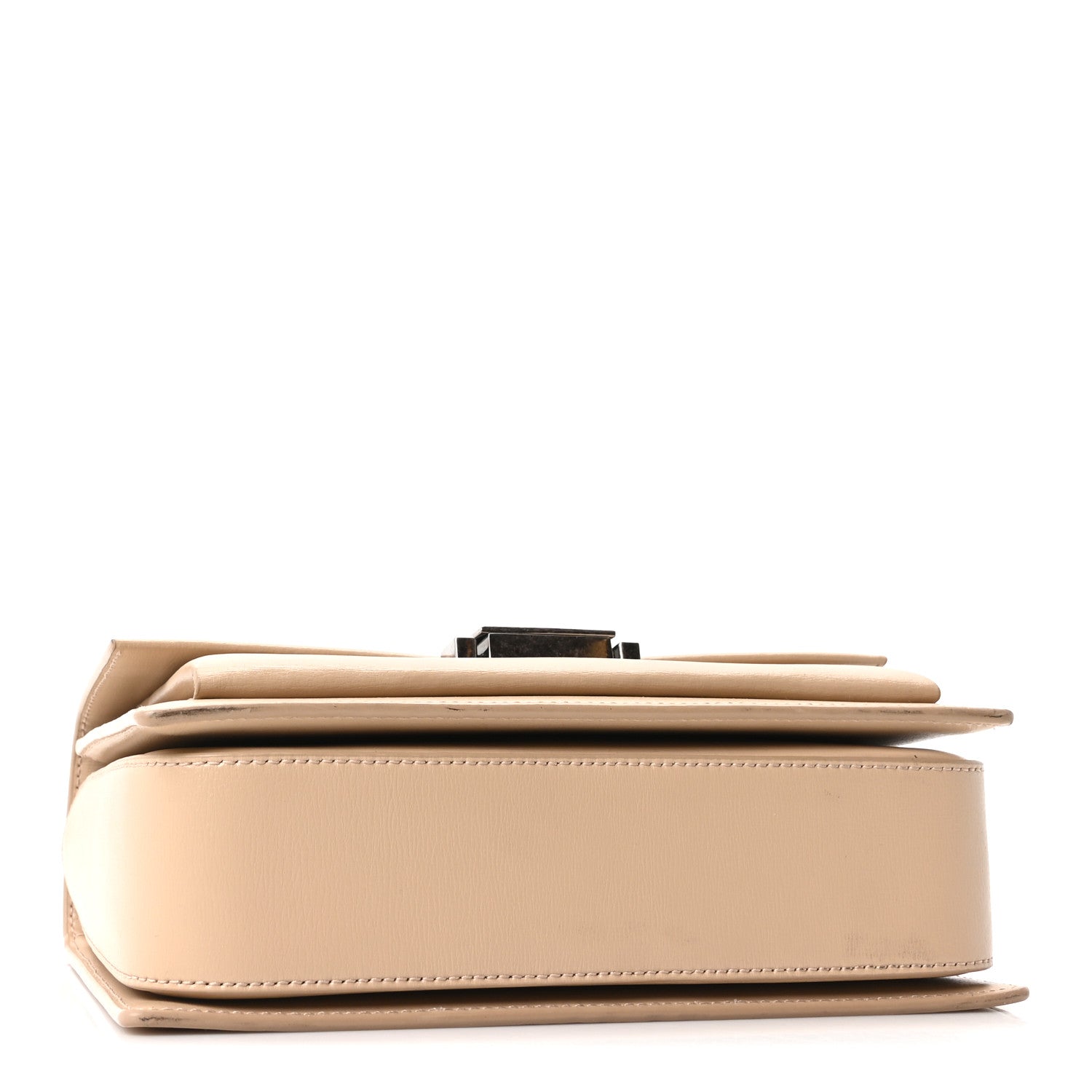 Saint Laurent Calfskin Medium Bellechasse Satchel Beige 3 of 9