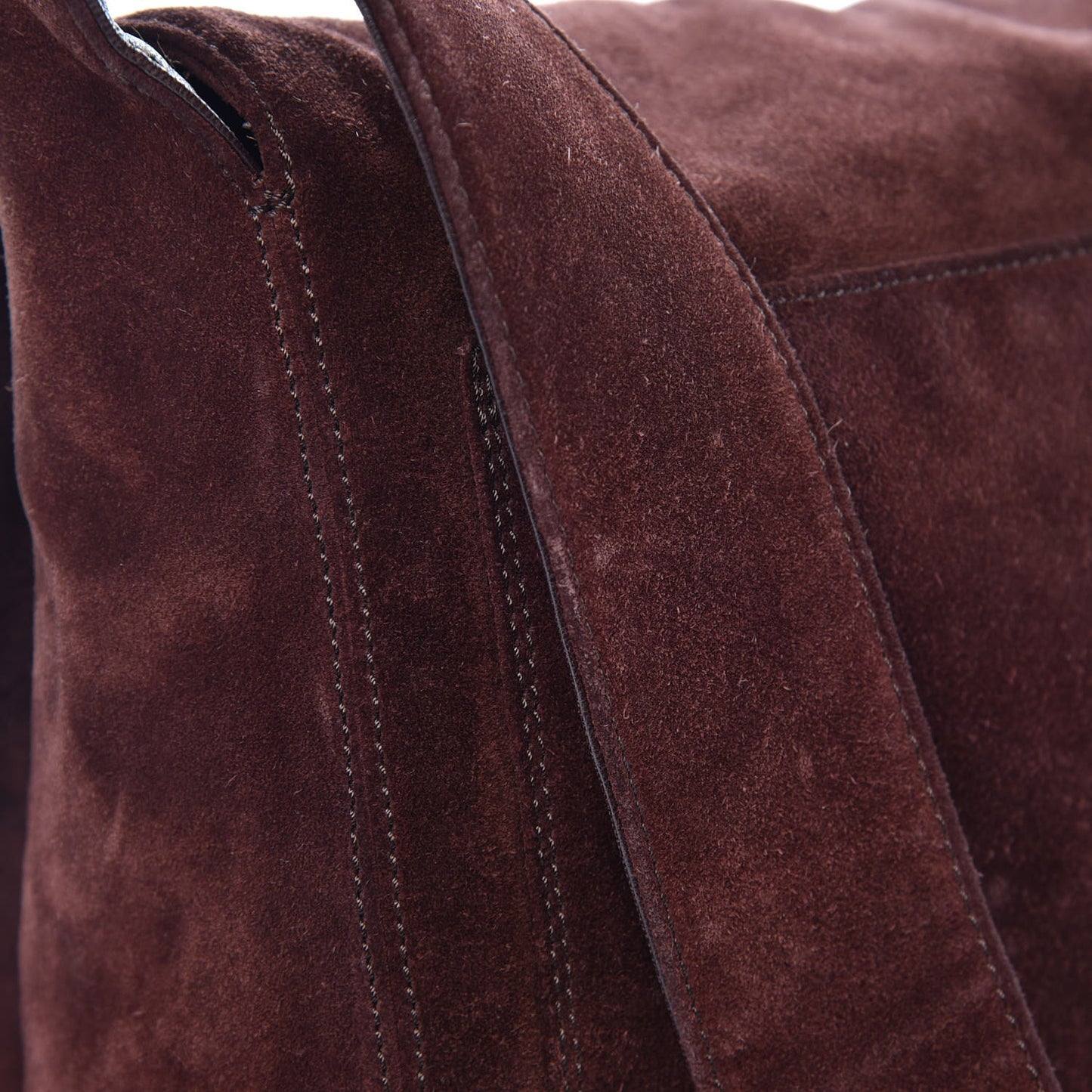 Suede Tassel CC Shoulder Bag Brown