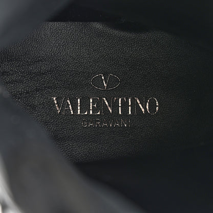 Valentino Garavani Calfskin XCombat 20/40mm Boots 39 Black 7 of 8