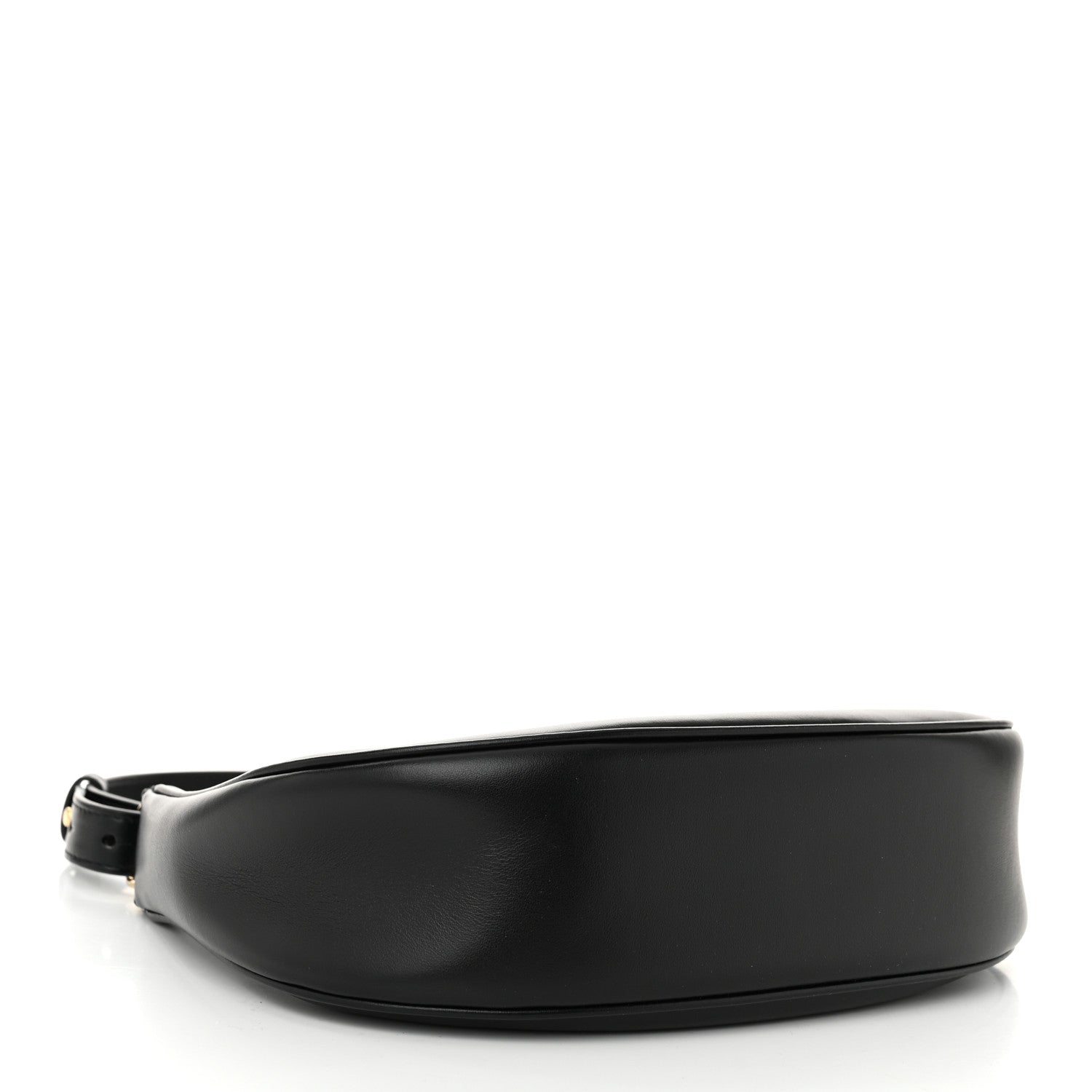 Celine Smooth Calfskin Medium Strap Ava Triomphe Shoulder Bag Black 4 of 11