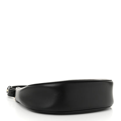 Celine Smooth Calfskin Medium Strap Ava Triomphe Shoulder Bag Black 4 of 11