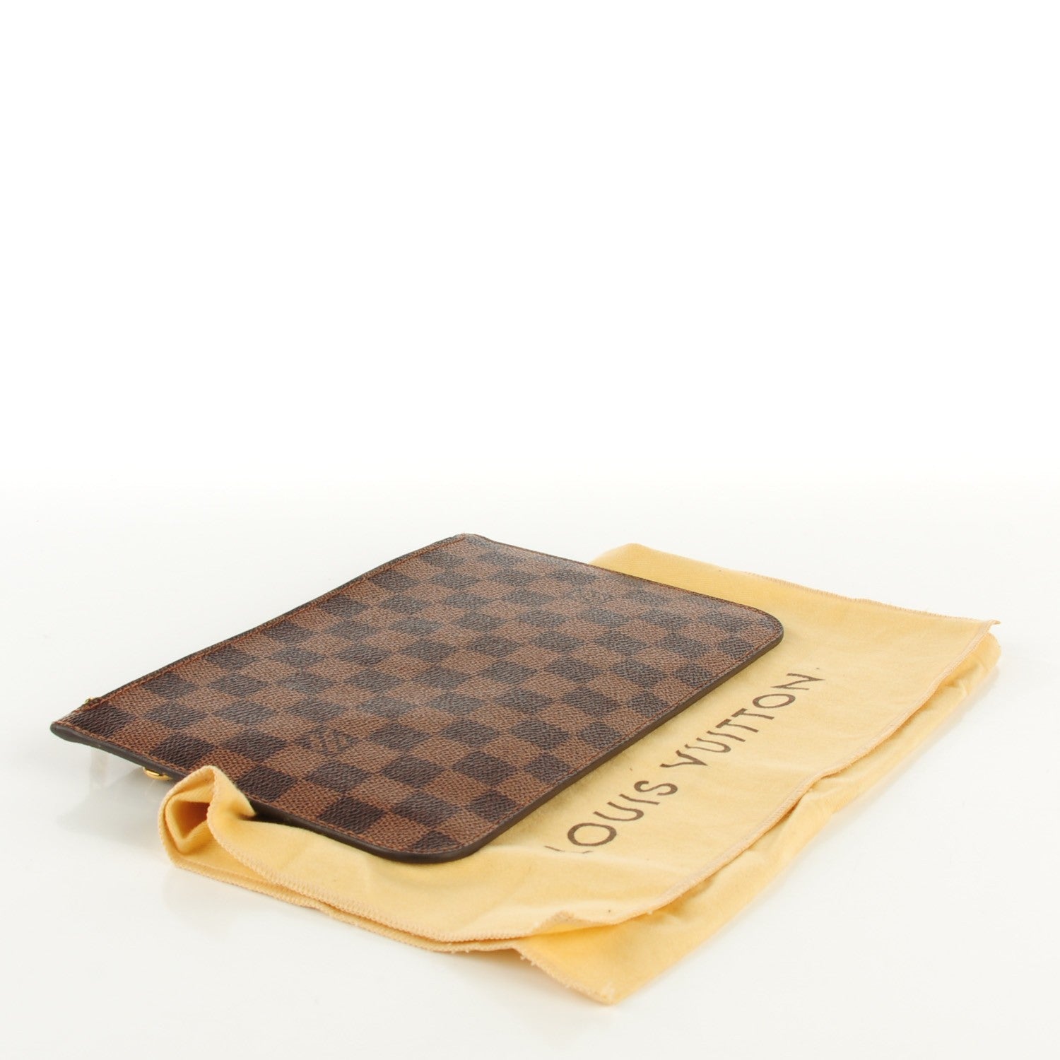 Louis Vuitton Damier Ebene Neverfull MM GM Pochette 4 of 7